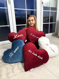 Load image into Gallery viewer, Heart Velvet Cushion- Perfect for Decoration and Gift