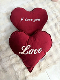 Load image into Gallery viewer, Heart Velvet Cushion- Perfect for Decoration and Gift