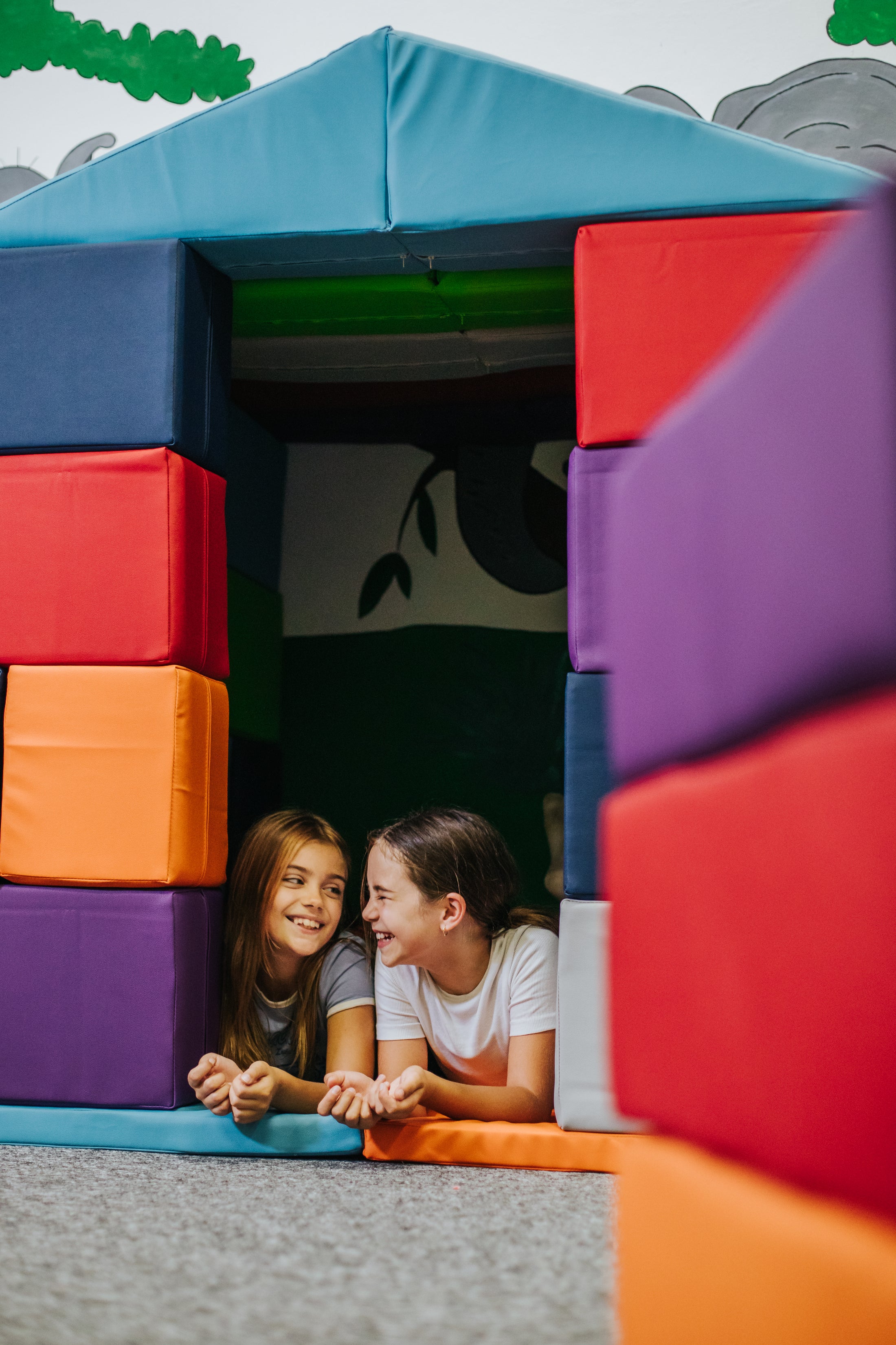 Foam blocks house