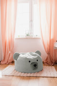 Load image into Gallery viewer, Cozy Bear Pouf – A Soft and Playful Addition to Any Room