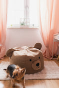 Load image into Gallery viewer, Cozy Bear Pouf – A Soft and Playful Addition to Any Room