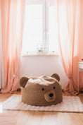 Load image into Gallery viewer, Cozy Bear Pouf – A Soft and Playful Addition to Any Room
