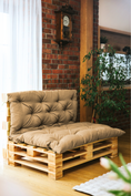 Load image into Gallery viewer, Pallet cushion - quilted
