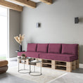 Load image into Gallery viewer, Classic garden cushions for EU pallet furniture