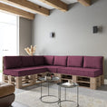 Load image into Gallery viewer, Classic garden cushions for EU pallet furniture