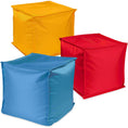 Load image into Gallery viewer, Cube pouffe beanbag - waterproof