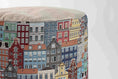 Load image into Gallery viewer, Scandinavian houses theme pouf