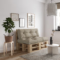 Load image into Gallery viewer, Garden cushions for EU pallet furniture OSLO - UV resistant
