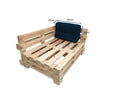 Load image into Gallery viewer, Garden cushions for EU pallet furniture OSLO - UV resistant