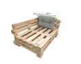 Load image into Gallery viewer, Garden cushions for EU pallet furniture OSLO - UV resistant
