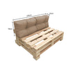 Load image into Gallery viewer, Garden cushions for EU pallet furniture OSLO - UV resistant