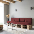 Load image into Gallery viewer, Classic garden cushions for EU pallet furniture