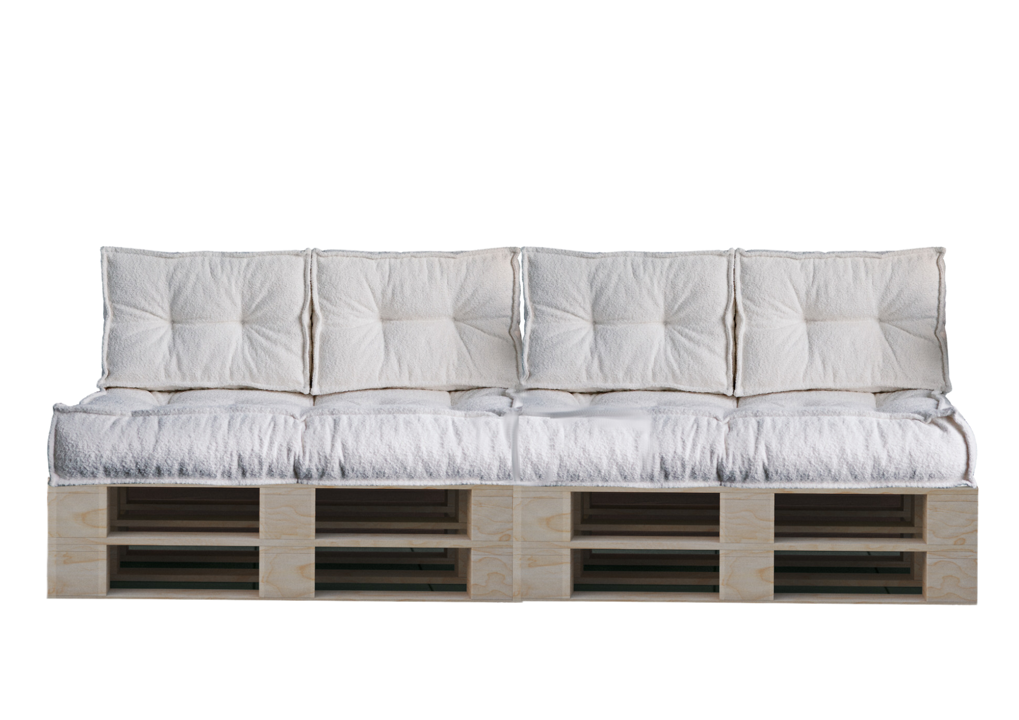 Aspen House and Garden Furniture Cushions - Soft and Durable Boucle Fabric