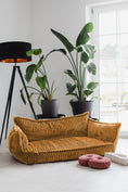 Load image into Gallery viewer, Soft Velvet Corduroy Kids Sofa – Cozy, Comfort & Style for Playful Moments,
