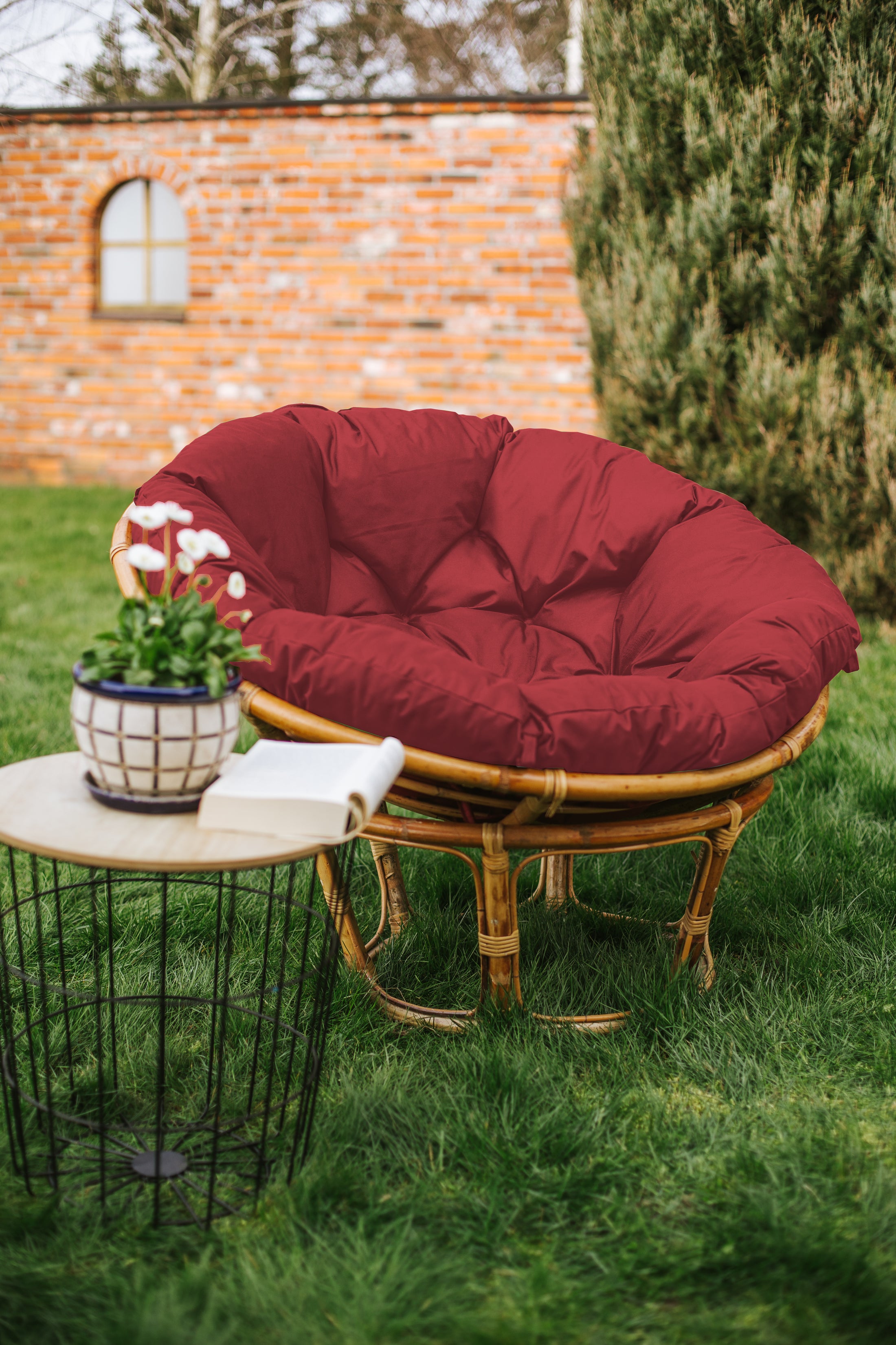 Round cushion for PAPASAN waterproof