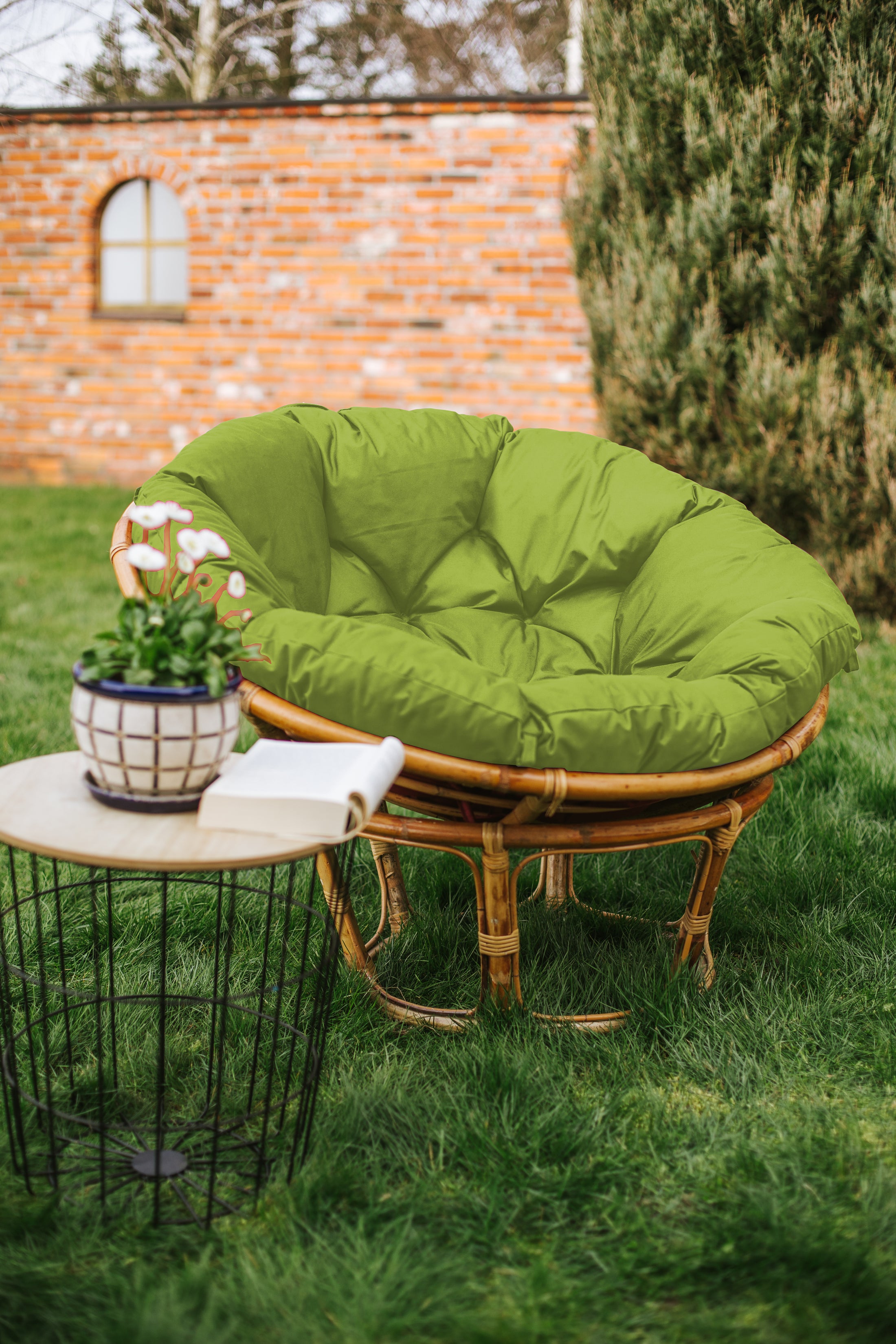 Round cushion for PAPASAN waterproof