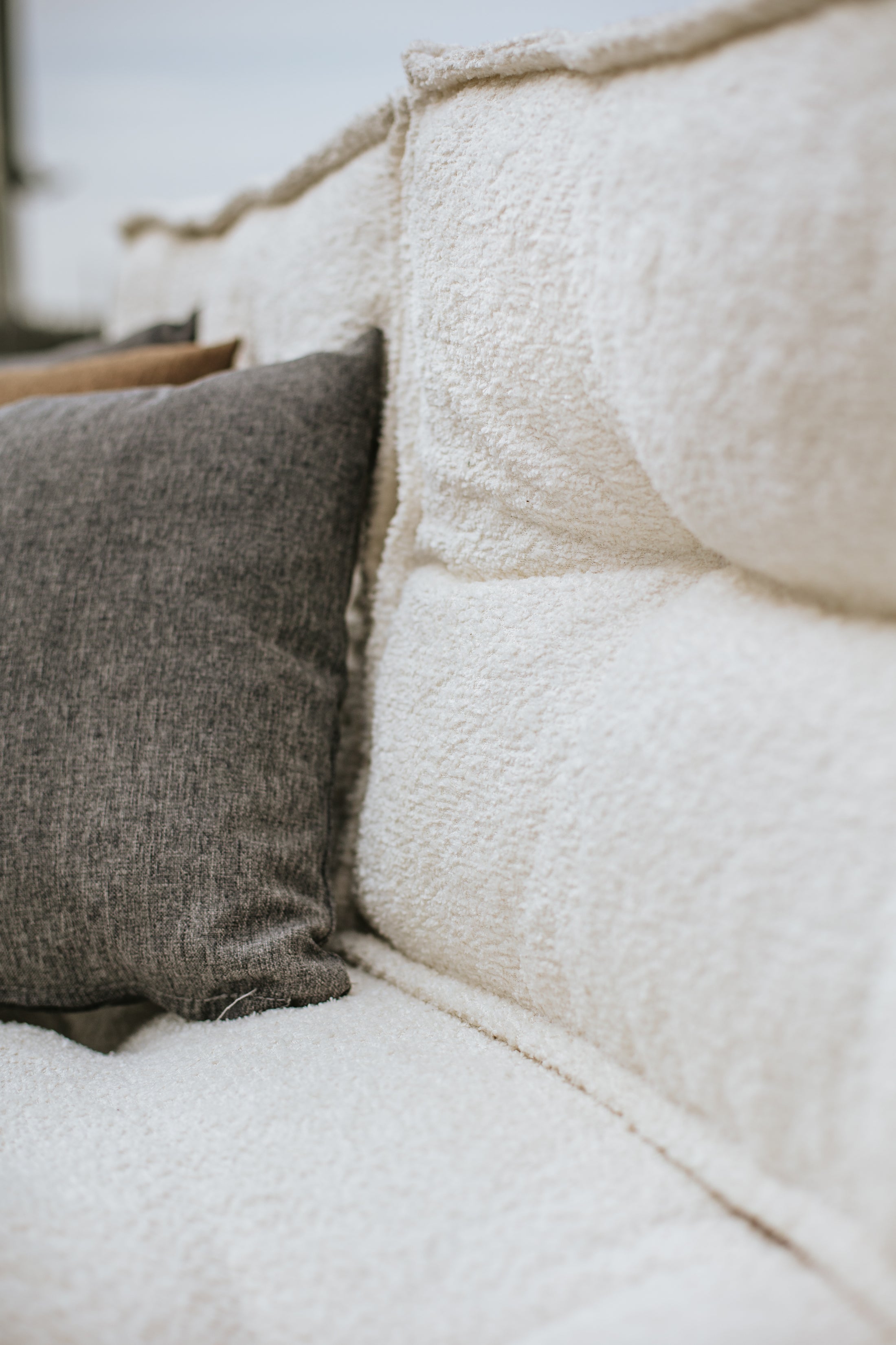 Aspen House and Garden Furniture Cushions - Soft and Durable Boucle Fabric