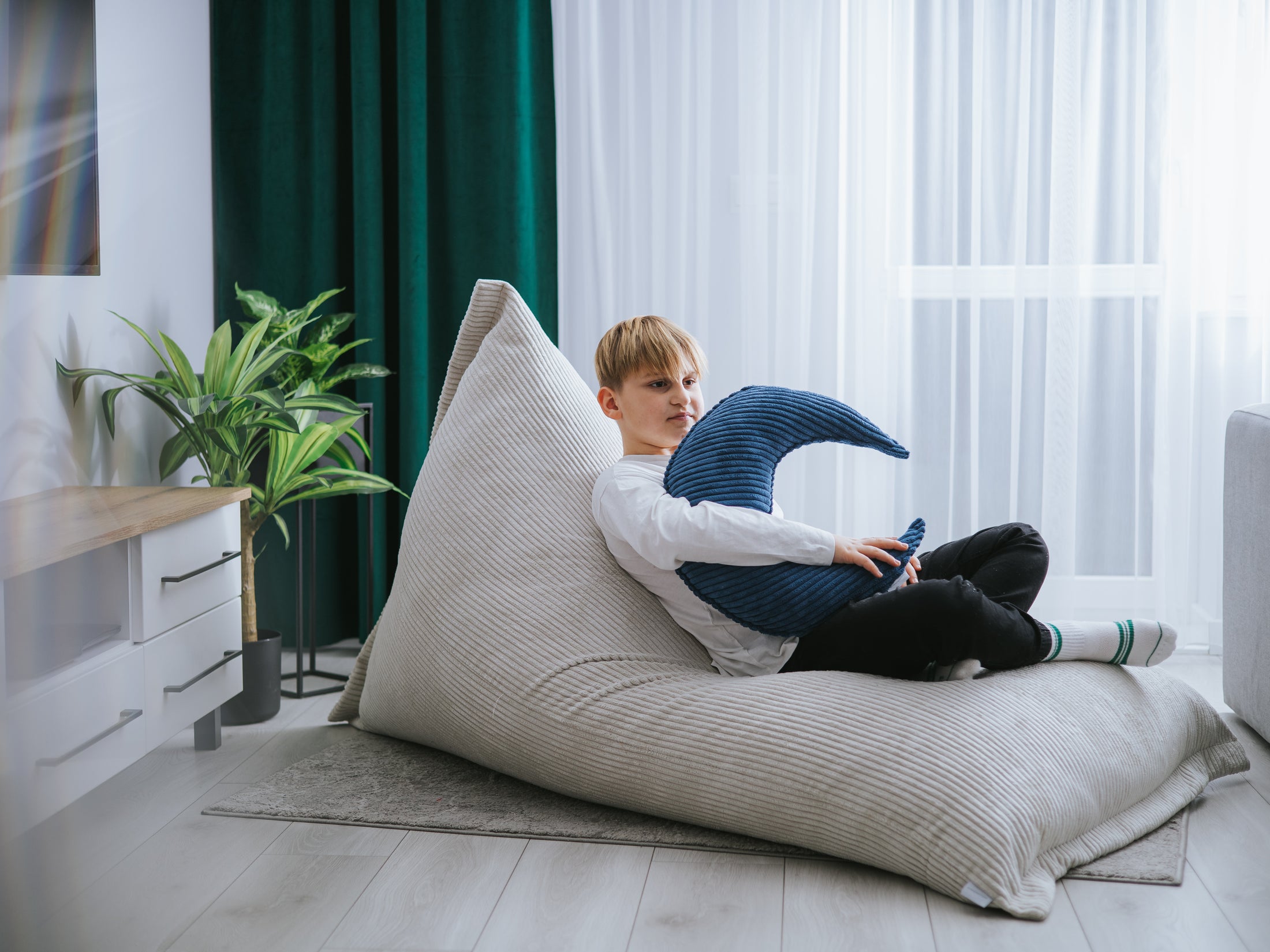 BANANA pouf, , lounger and bean bag