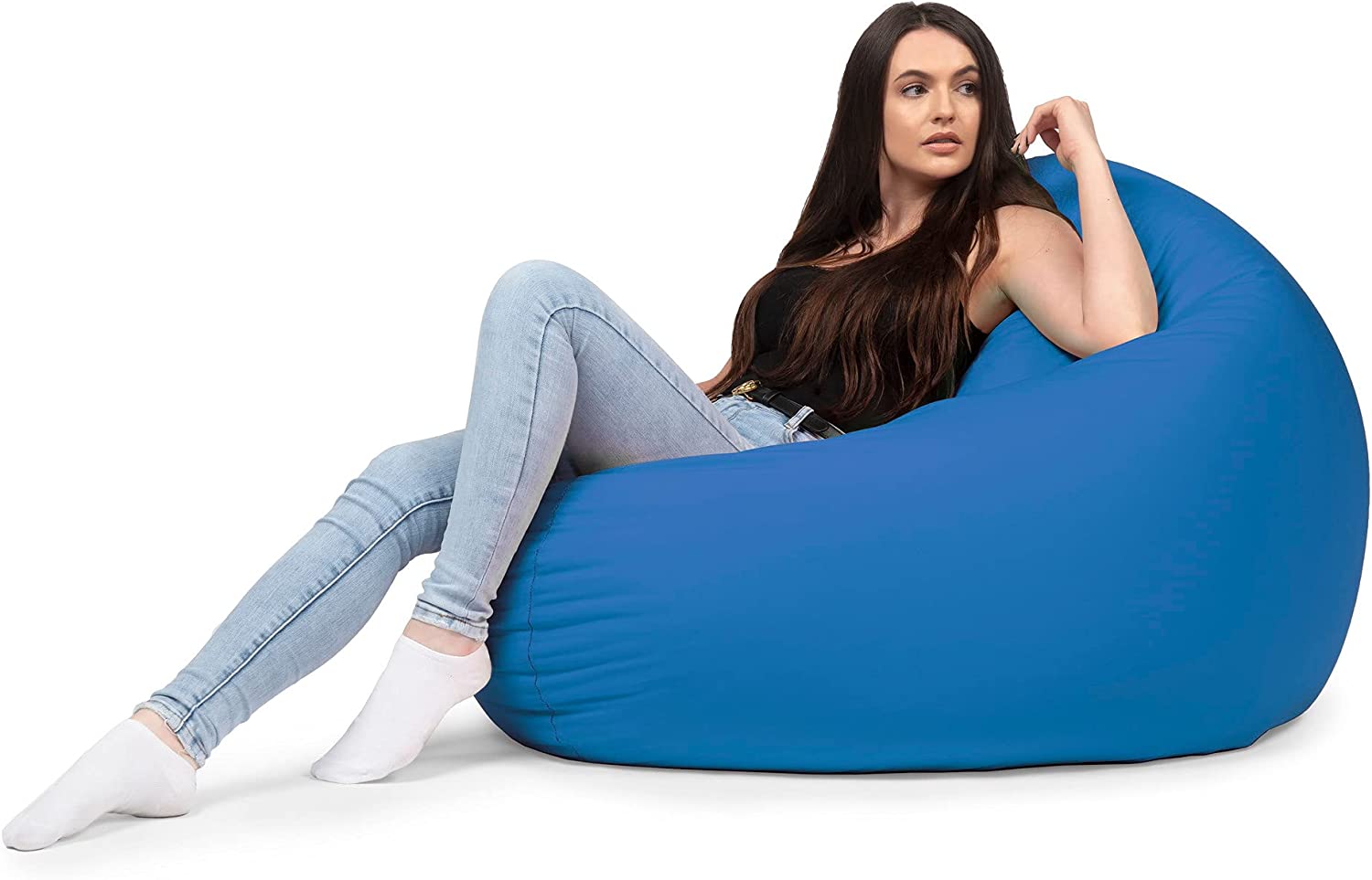 Water resistant Oxford fabric Pouffe beanbag