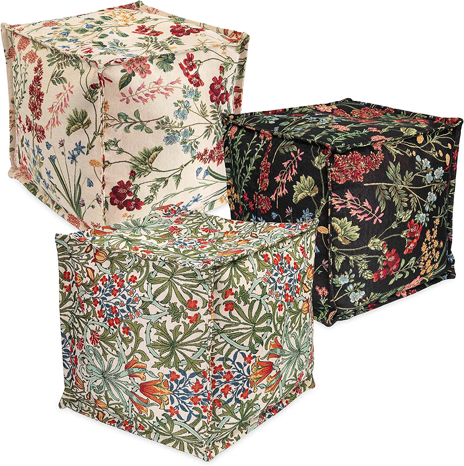 Pouf footrest night meadow