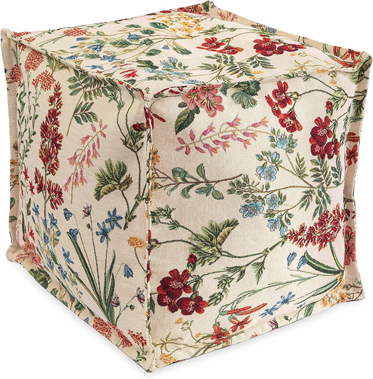 Pouffe footrest Spring meadow