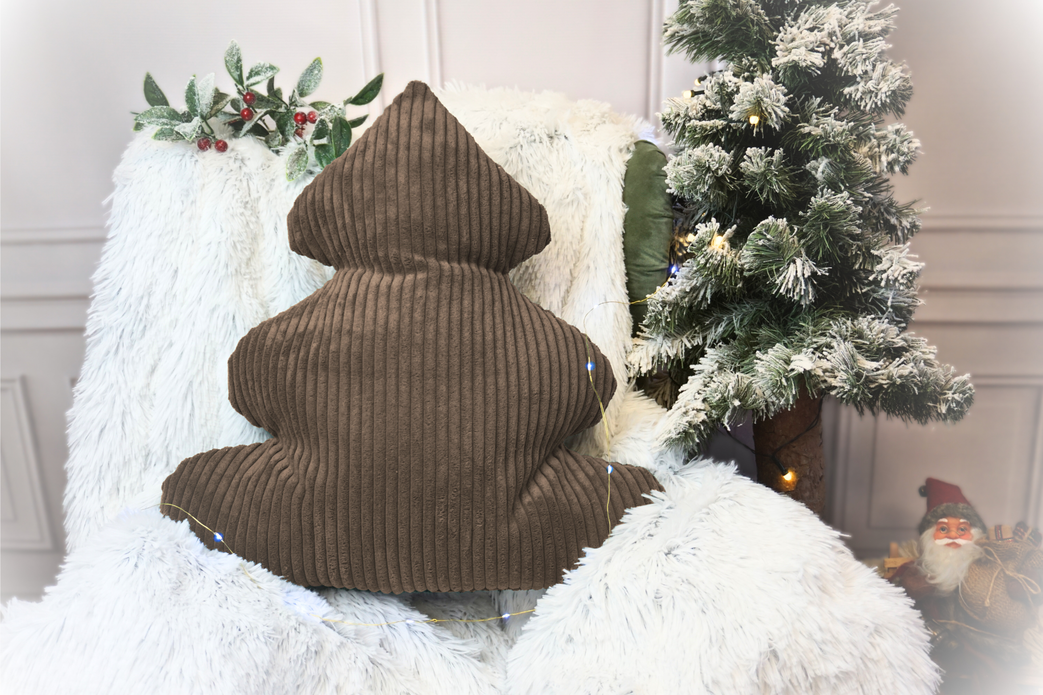 Decorative cushion Christmas tree