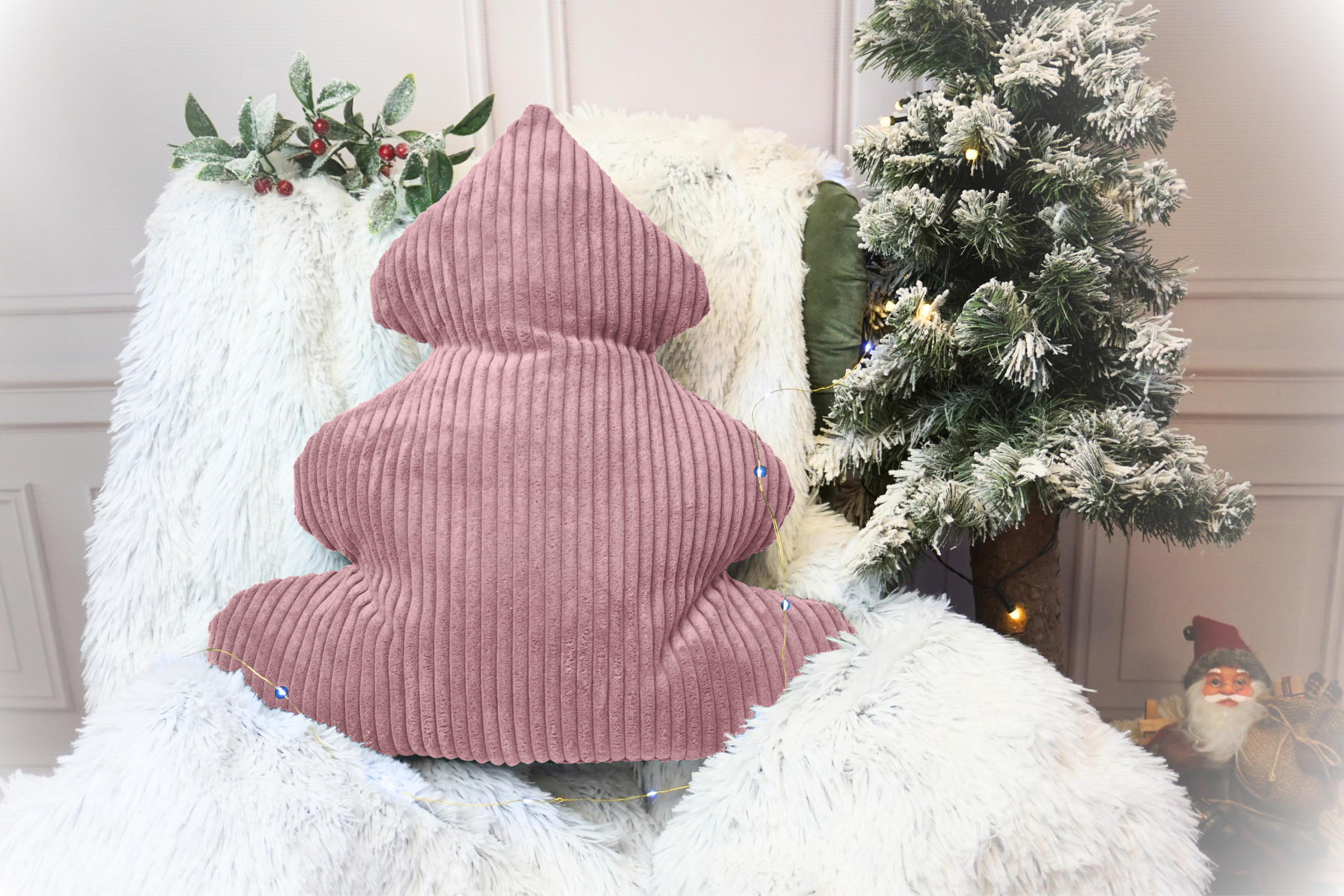 Decorative cushion Christmas tree