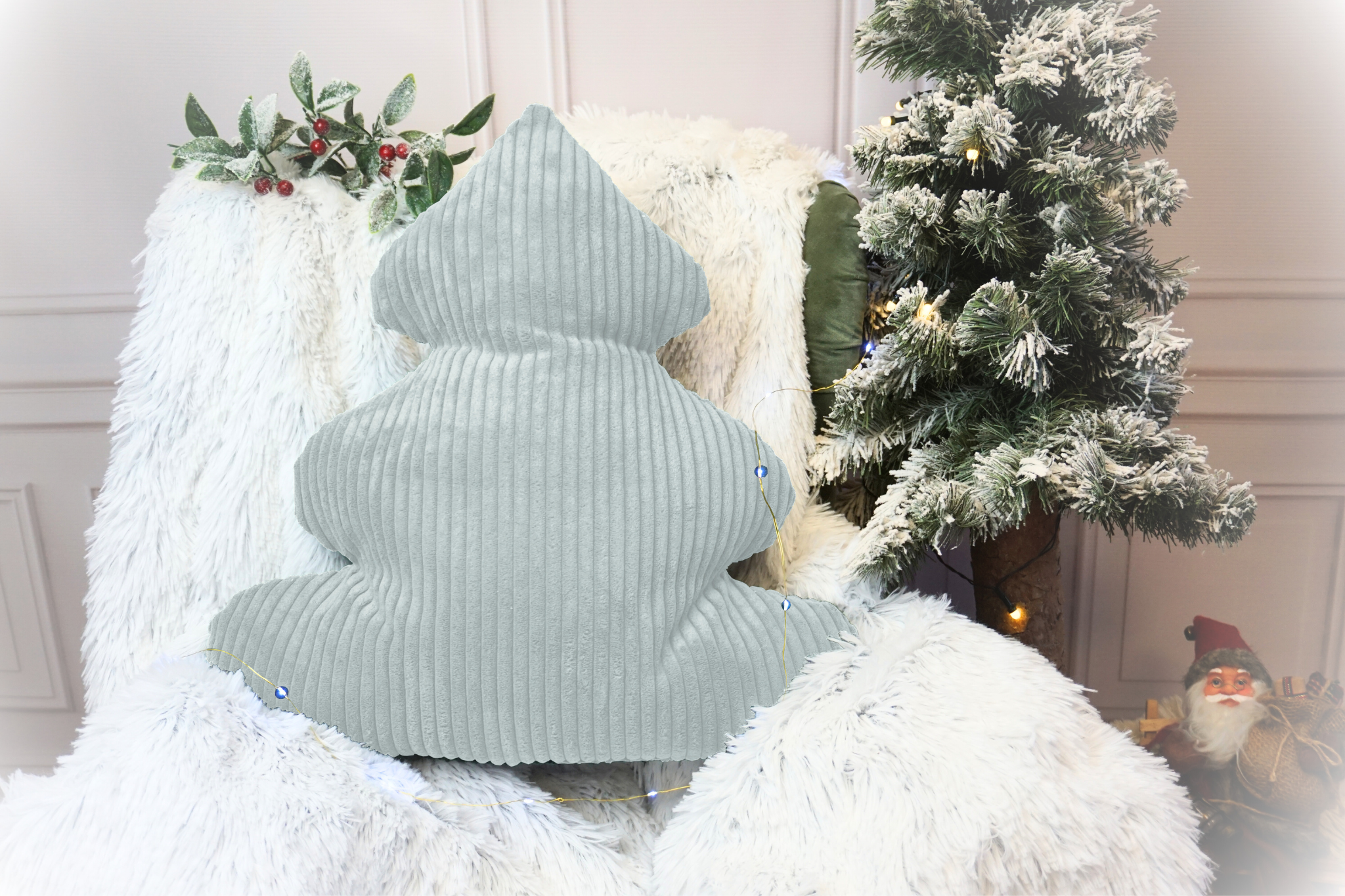 Decorative cushion Christmas tree