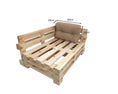 Load image into Gallery viewer, Garden cushions for EU pallet furniture OSLO - UV resistant
